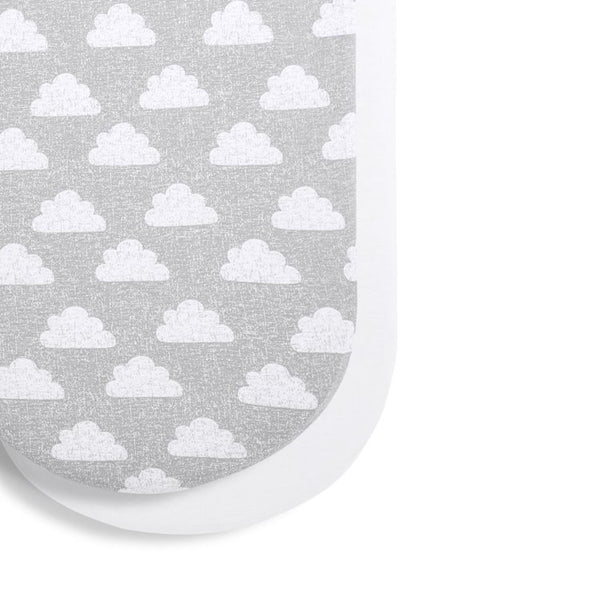 Moses Basket Pram Fitted Sheets in Cloud Print Snuz