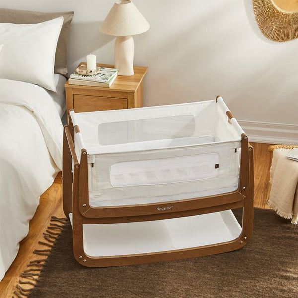 Snuz SnuzPod Bedside Crib The Natural Edit Walnut Snuz