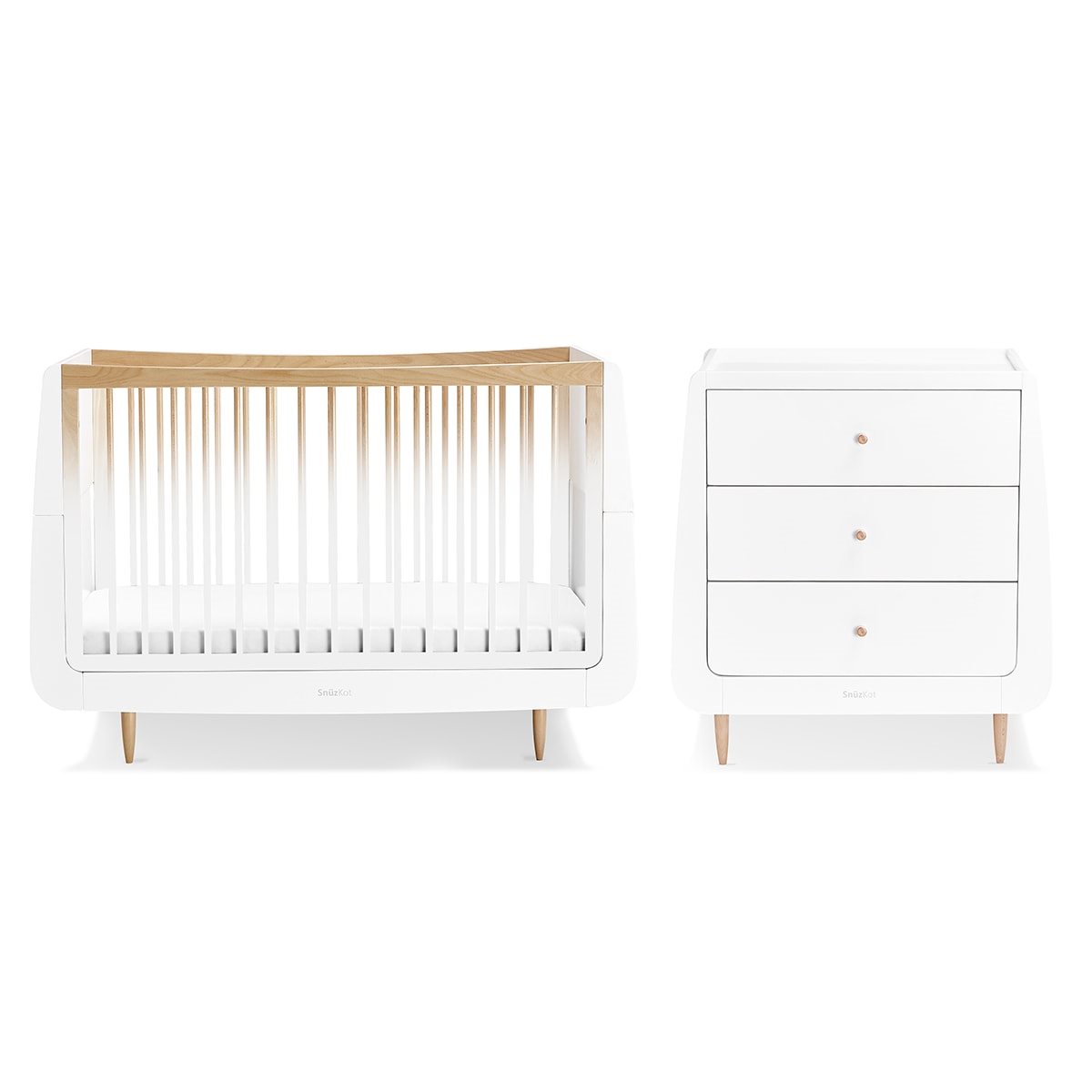 two piece nursery furniture set