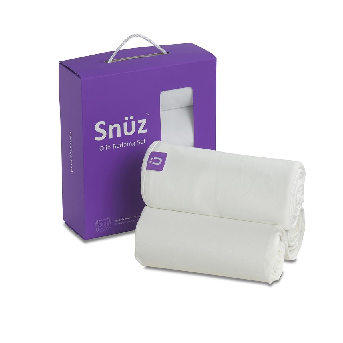 SnuzPod Crib Bedding Set in White | Snuz | Snüz